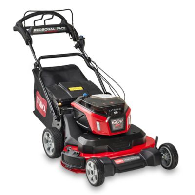 Image showing  30 in. 60V Max Cordless eTimeMaster Personal Pace Auto-Drive Self-Propelled Lawn Mower with 2 x 10.0Ah Batteries
