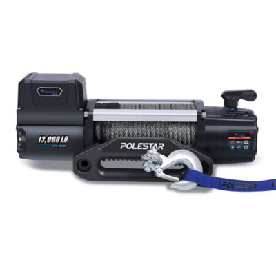 PoleStar 13,000 lbs. 12V DC Electric Truck Winch with Synthetic rope