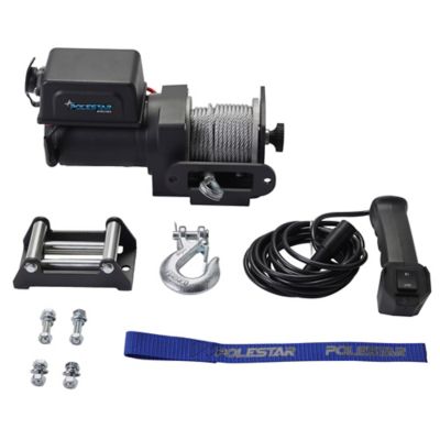Image showing  12V DC Electric Utility Winch, Reliable and Compact Winching Solution, 2,500 lb. Capacity