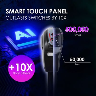 Image showing  5,000 lb 12V DC Electric Trailer Jack with Touch Panel & 7-Way Plug Heavy-Duty Power Jack for Trailers, 10201096