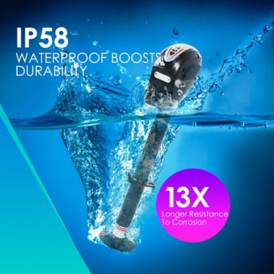 Image showing  5,000 lb 12V DC Electric Trailer Jack with Touch Panel & 7-Way Plug Heavy-Duty Power Jack for Trailers, 10201096