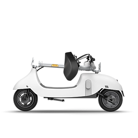 Okai Ceetle Pro Electric Scooter with Foldable Seat with 35 Miles Operating Range & 15.5 mph Max Speed, White