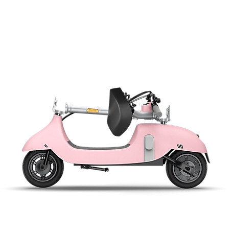 Okai Ceetle Pro Electric Scooter with Foldable Seat with 35 Miles Operating Range & 15.5 mph Max Speed, Pink
