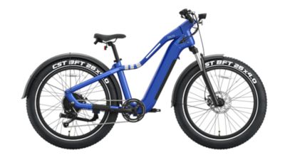 Okai Ranger Electric Bike with 45 Miles Max Operating Range and 28 mph Max Speed, Mariner Blue