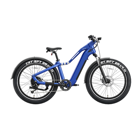 Okai Ranger Electric Bike with 45 Miles Max Operating Range and 28 mph Max Speed, Mariner Blue