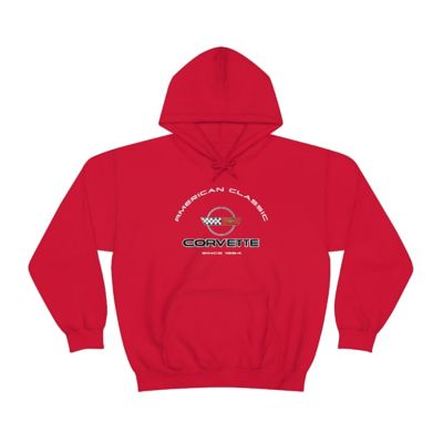 Corvette C4 Men's Heavy Blend Hooded Sweatshirt