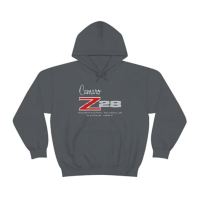 Camaro Men's Heavy Blend Hooded Long Sleeve Sweatshirt, Z28 1st Gen