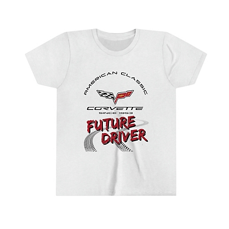 Corvette C6 Future Driver Youth Short Sleeve 100% Cotton T-Shirt