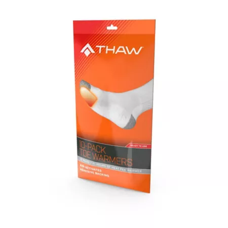 THAW Disposable Toe Warmers (Pack of 10) Body Warmers