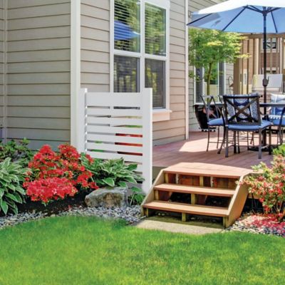 Image showing  3 ft. x 4 ft. White Vinyl Utility Screen