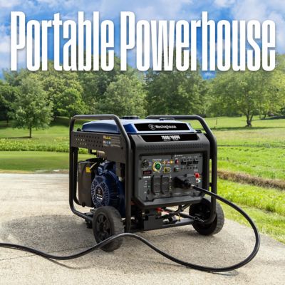 Image showing  10,000/7,600-Watt Gasoline Powered Portable Inverter Generator, Remote Start with CO Sensor