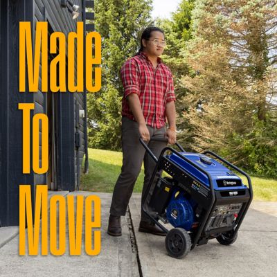 Image showing  10,000/7,600-Watt Gasoline Powered Portable Inverter Generator, Remote Start with CO Sensor