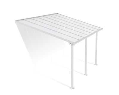 Canopia by Palram Olympia 10 ft. x 14 ft. Patio Cover - White/White