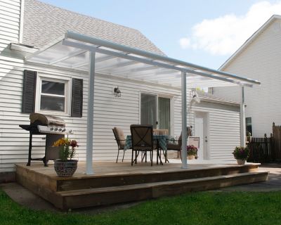 Image showing  Olympia 10 x 18ft. Patio Cover, WhiteWhite