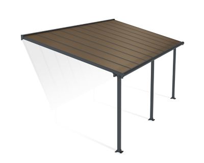 Canopia by Palram Olympia 10 ft. x 20 ft. Patio Cover - Gray/Bronze