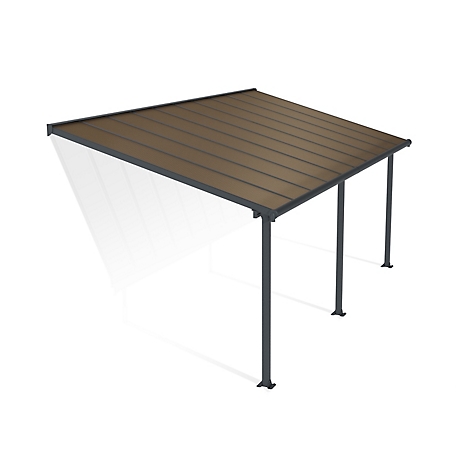 Canopia by Palram Olympia 10 ft. x 20 ft. Patio Cover - Gray/Bronze