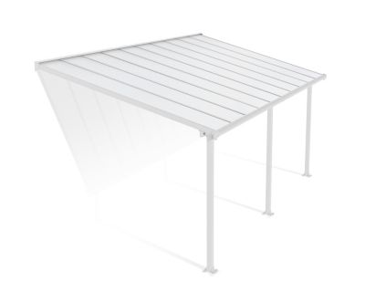 Canopia by Palram 10 ft. x 20 ft. Olympia Patio Cover, White/White