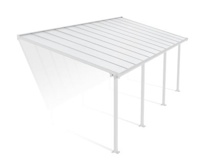 Canopia by Palram Olympia 10 ft. x 24 ft. Patio Cover - White/White