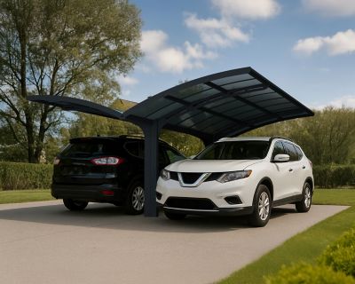 Image showing  Arizona Breeze Double Carport Wing-Style