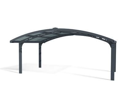 Canopia by Palram Arizona Wave Double Carport Arch-Style