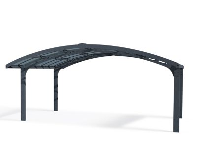 Canopia by Palram Arizona Breeze Double Carport Arch-Style