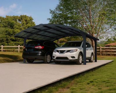 Image showing  Arizona Breeze Double Carport Arch-Style
