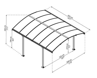 Image showing  Tucson 12 ft. x 14 ft. Gazebo