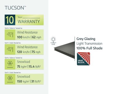 Image showing  Tucson 12 ft. x 14 ft. Gazebo