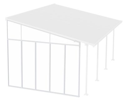 Canopia by Palram Feria 13 ft. Patio Cover Sidewall Kit - White