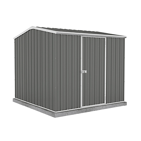 ABSCO Premier 7 ft. x 7 ft. Metal Storage Shed - Woodland Gray