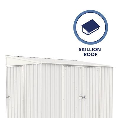 Image showing 5 th ABSCO 10 x 5ft. Metal Bike Shed, Surfmist