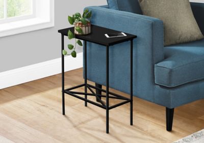 Monarch Specialties Side Accent Table with Metal Base