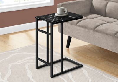 Monarch Specialties Rectangular C-Shaped Accent Table