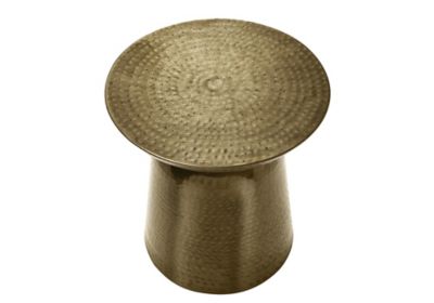Image showing  Round Accent Table with Metal Base