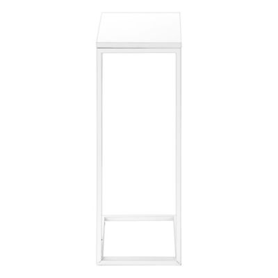 Image showing  C-Shaped Accent Table with Metal Base