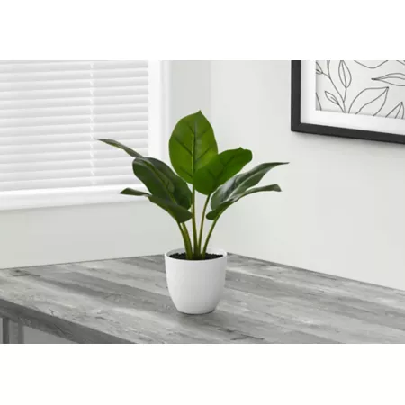 Monarch Specialties 17" Artificial Aureum Plant in 5" Pot Artificial Plants & Flowers