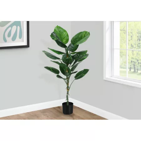 Monarch Specialties 54" Artificial Dieffenbachia Plant in 6" Pot Artificial Plants & Flowers