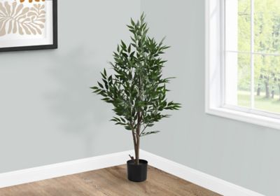 Monarch Specialties 47 in. Artificial Acacia Tree in 5 in. Plastic Pot