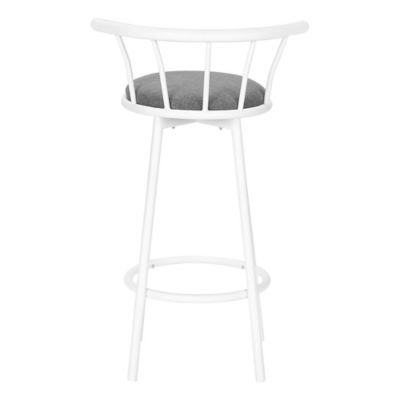 Image showing  Bar Stool Swivel with Metal Base, Set of 2