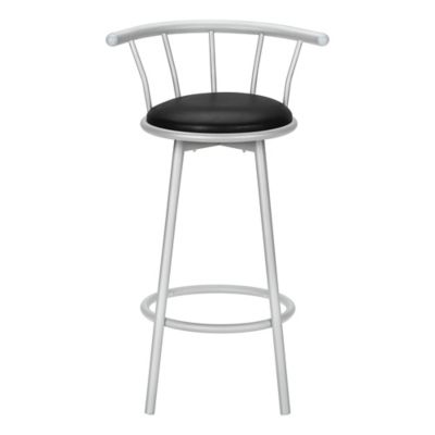 Image showing  Bar Stool Swivel with Metal Base, Set of 2