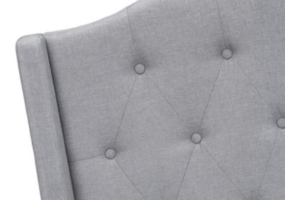 Image showing  Queen Upholstered Linen Look Bed