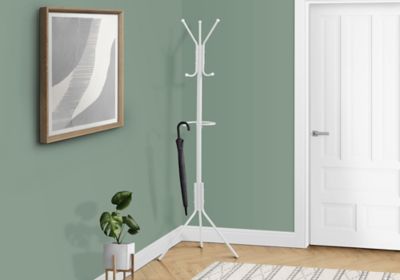 Monarch Specialties Metal Coat Rack with 6 Hooks