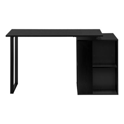 Image showing  47.75 in. Metal Base Computer Desk with 8 Shelves