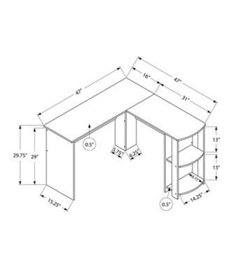 Image showing  L-Shaped Computer Desk