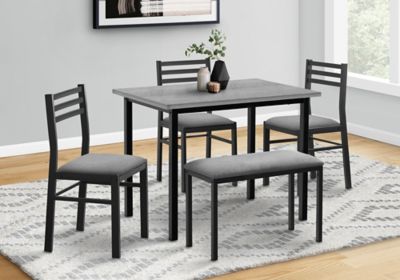 Monarch Specialties 5 pc. Dining Set with Bench