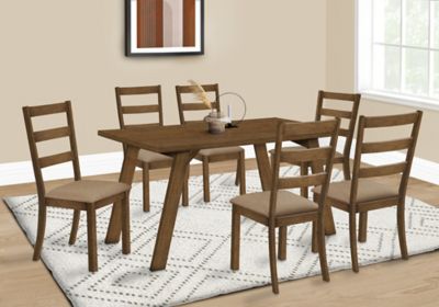 Monarch Specialties Wooden Dining Table for 6