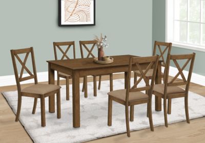 Monarch Specialties Rectangular Wooden Dining Table