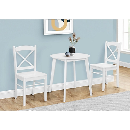 Monarch Specialties Round Dining Table for Small Spaces