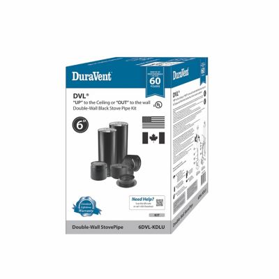 DuraVent DVL Up to the Ceiling or Out to the Wall Venting Kit