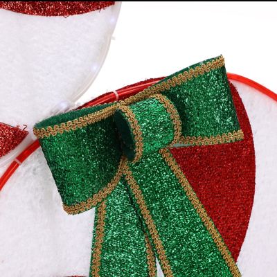 Image showing 8 th LuxenHome Peppermint Candy Christmas Lighted LED Indoor/Outdoor Holiday Decoration